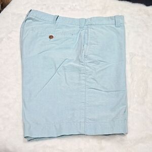 J. Crew light teal blue men's shorts 100% cotton. Size 31